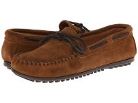 Discounted Minnetonka Comfort Loafers for Men - Classic Moc - Dusty Brown Suede Sale Online